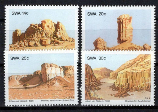 South West Africa SWA 566-569 MNH Rock Formations Zayix Stamps 0325S0148M