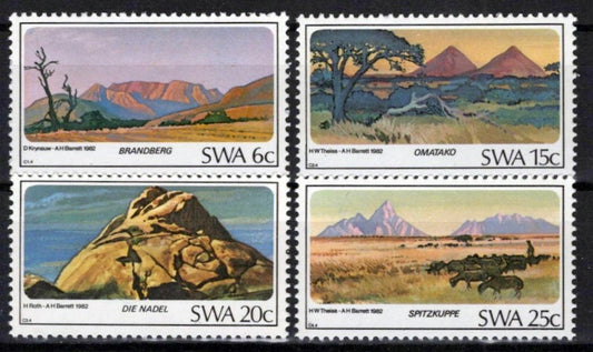 South West Africa SWA 495-498 MNH Mountains Nature Zayix Stamps 0325S0154M