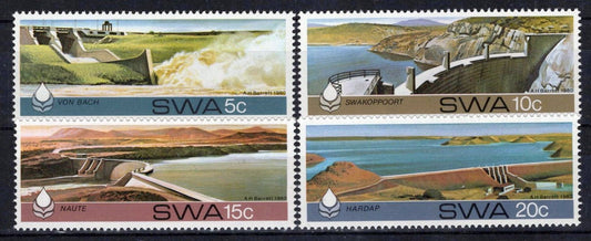 South West Africa 467-470 MNH Dams Water Conservation Zayix Stamps 0325S0155M