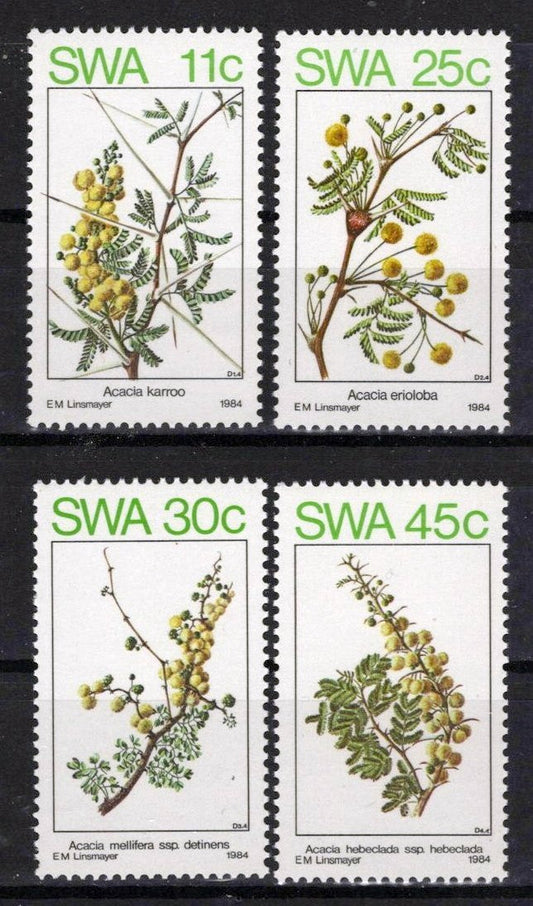 South West Africa SWA 532-535 MNH Spring Flowers Zayix Stamps 0325S0158M
