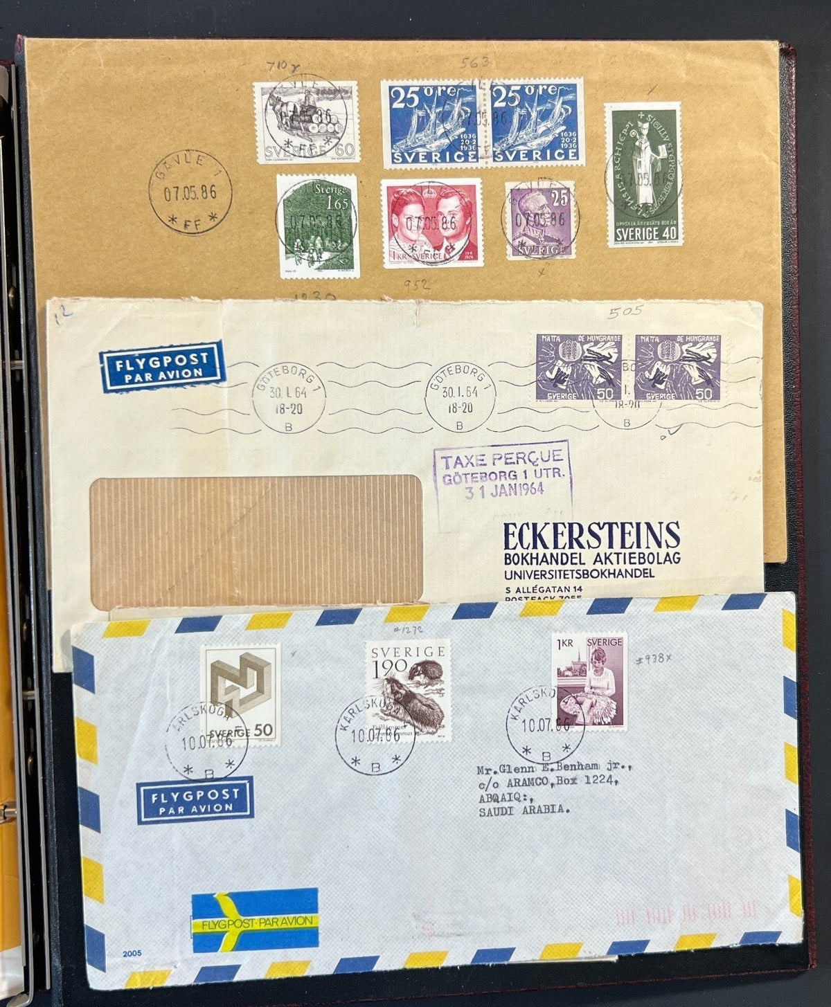 Sweden Stamp Collection Minkus Specialty Album Used ZAYIX