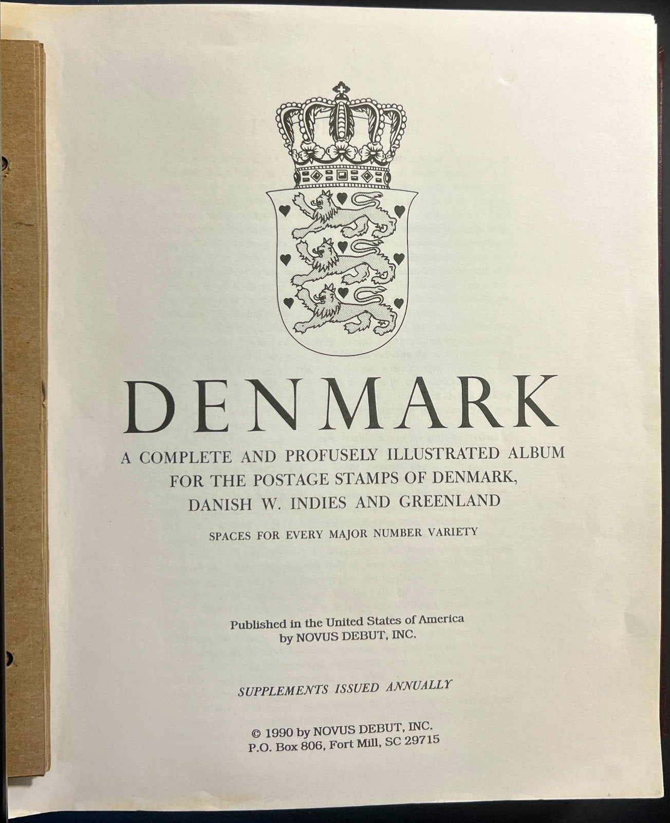 Denmark Finland Greenland Estonia Stamp Collection Minkus Specialty Album  ZAYIX