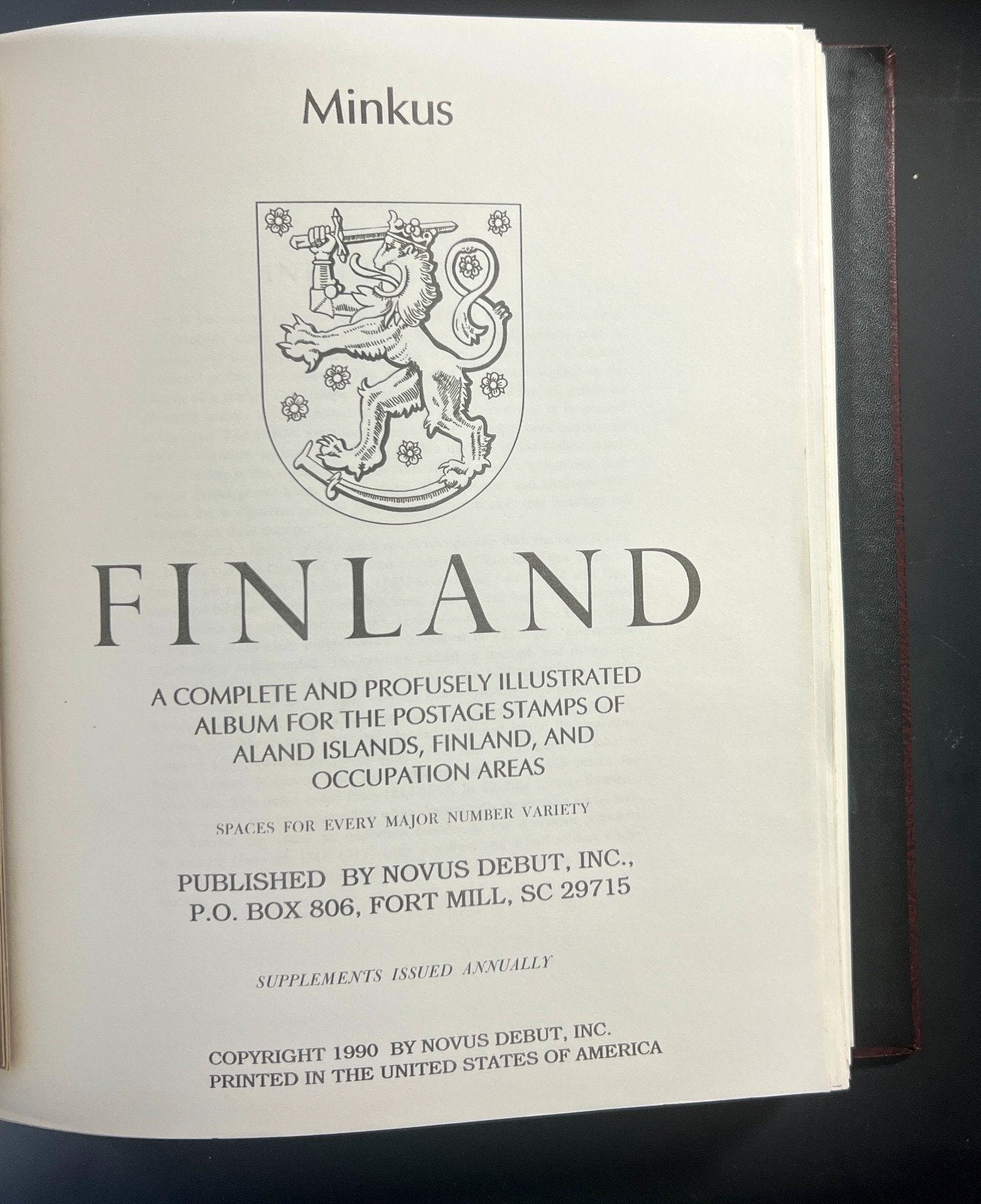Denmark Finland Greenland Estonia Stamp Collection Minkus Specialty Album  ZAYIX