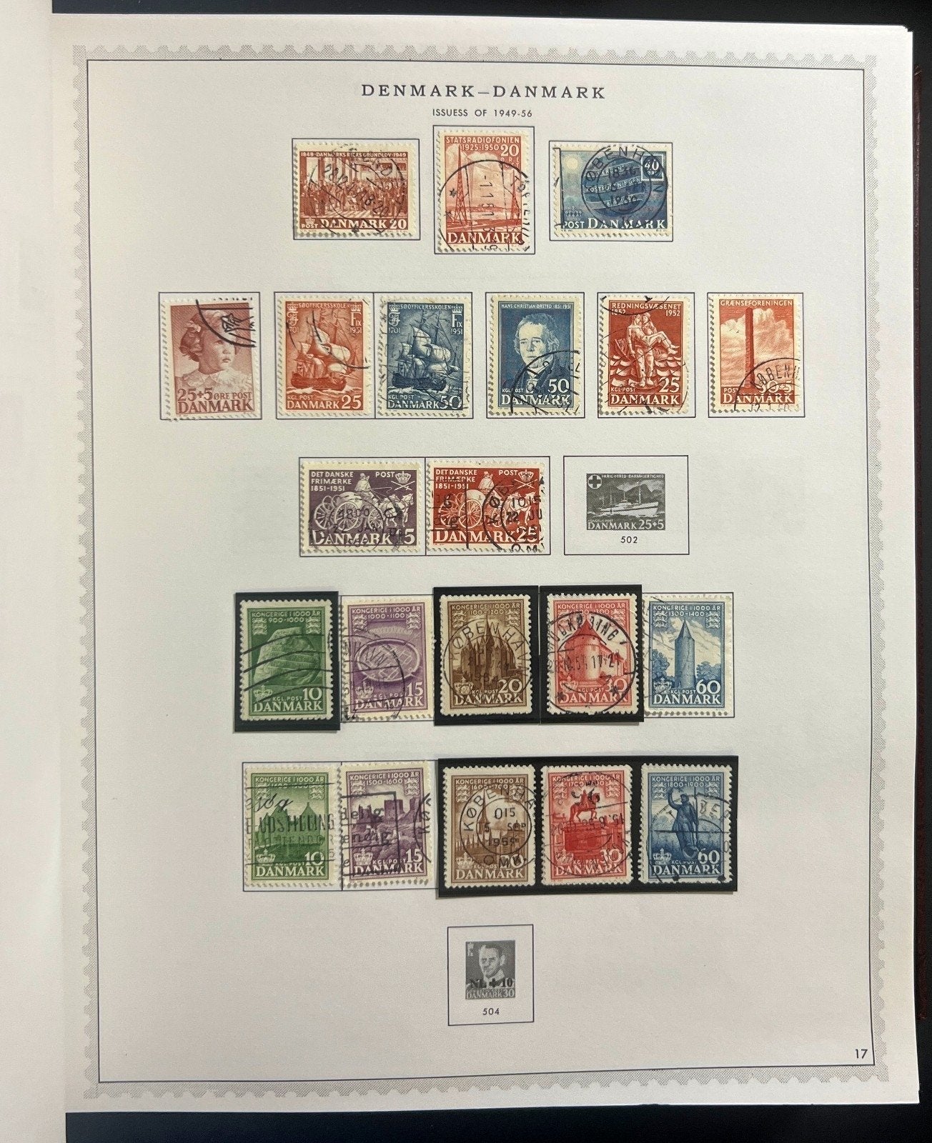 Denmark Finland Greenland Estonia Stamp Collection Minkus Specialty Album  ZAYIX