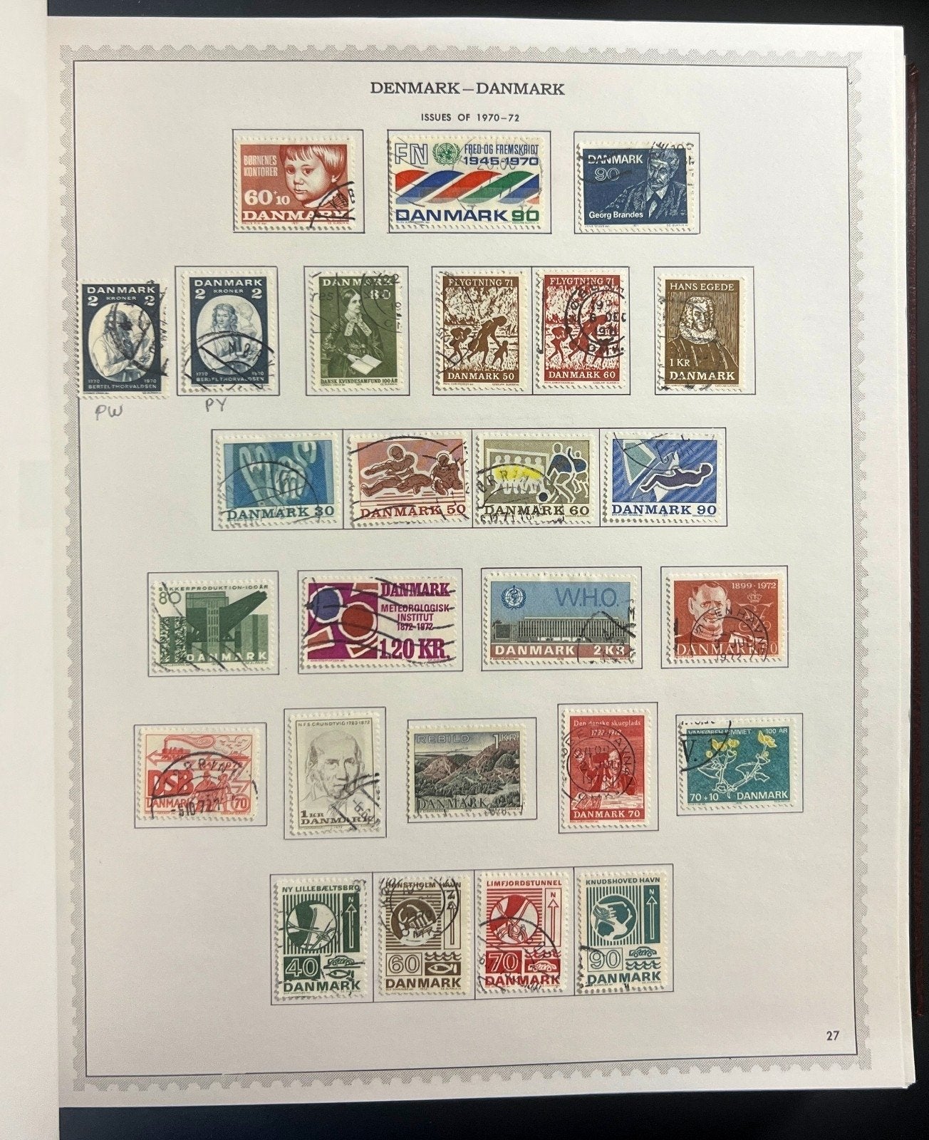 Denmark Finland Greenland Estonia Stamp Collection Minkus Specialty Album  ZAYIX