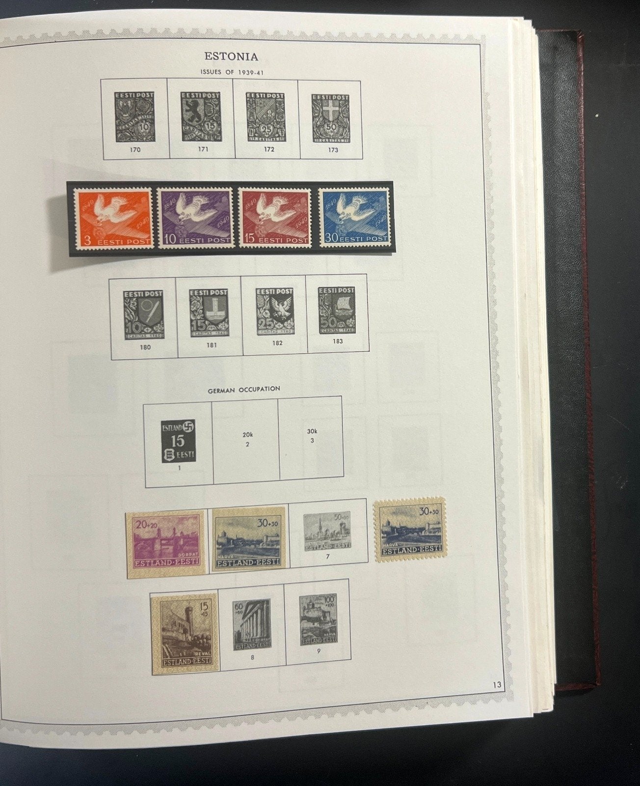 Denmark Finland Greenland Estonia Stamp Collection Minkus Specialty Album  ZAYIX