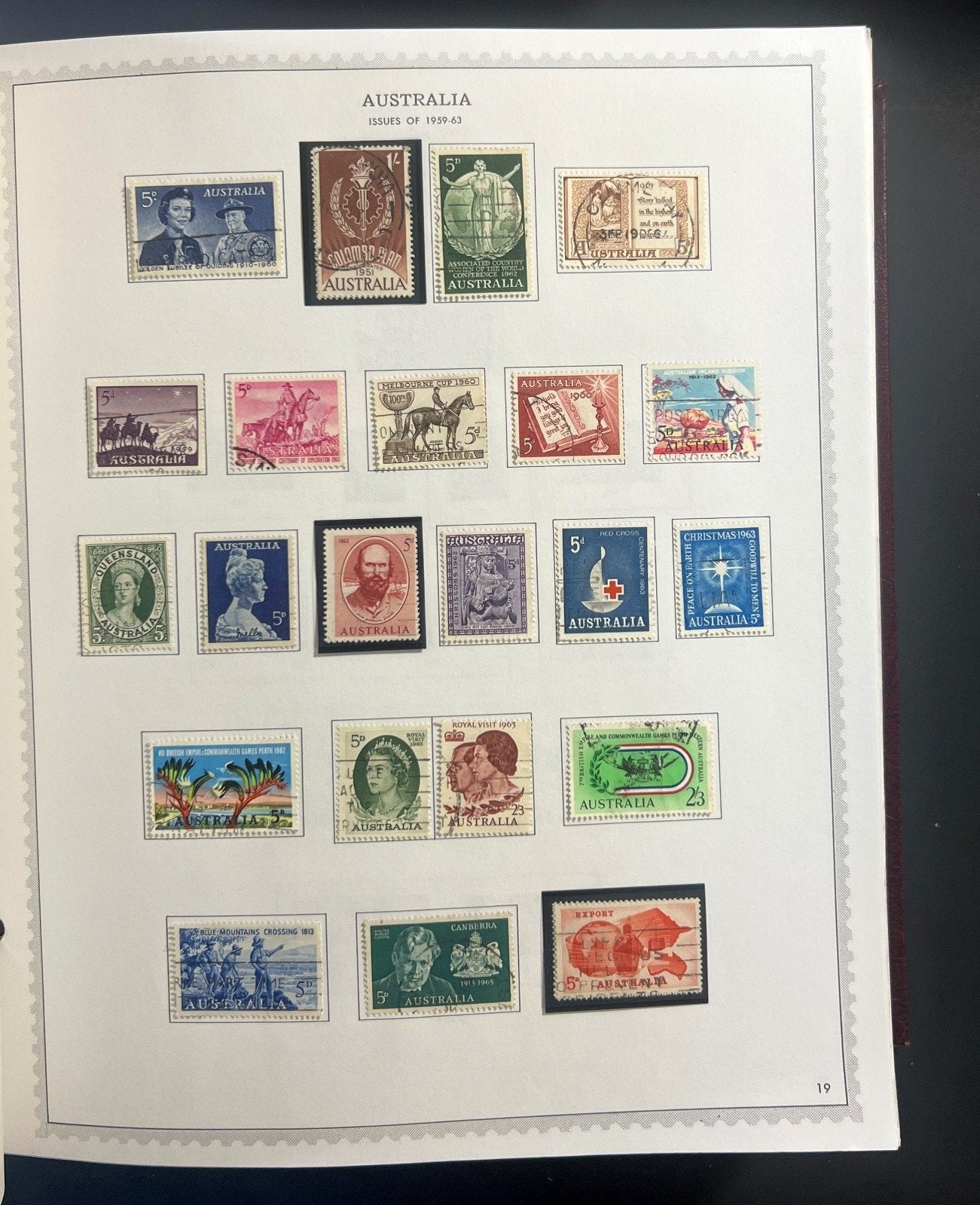 Australia & New Zealand Stamp Collection Minkus Specialty Album Used ZAYIX