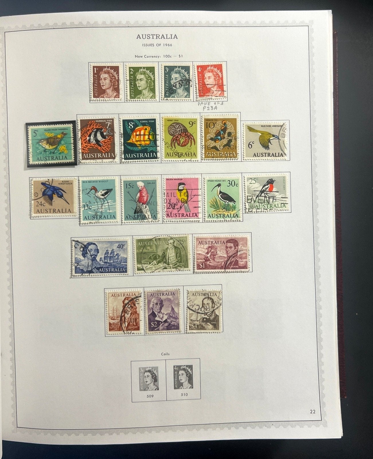 Australia & New Zealand Stamp Collection Minkus Specialty Album Used ZAYIX