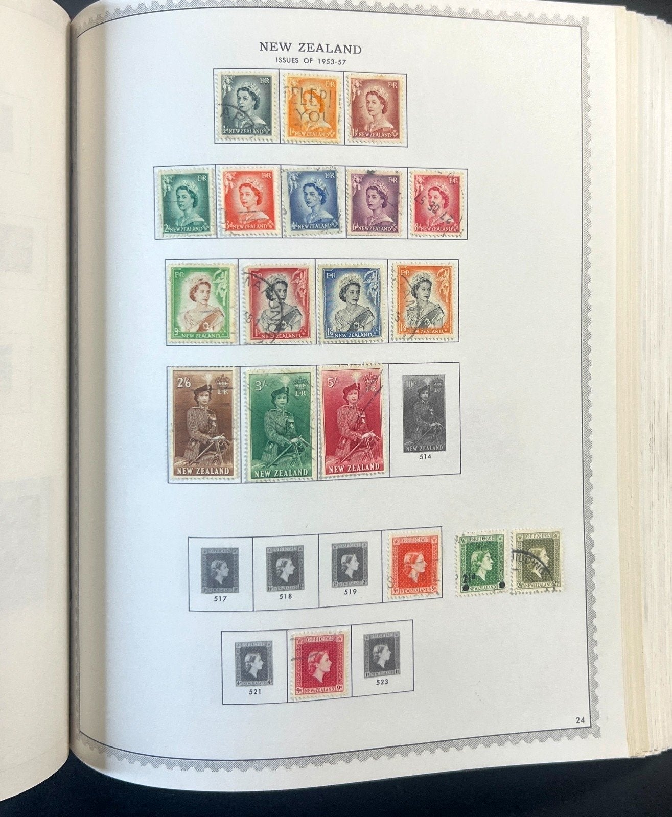 Australia & New Zealand Stamp Collection Minkus Specialty Album Used ZAYIX