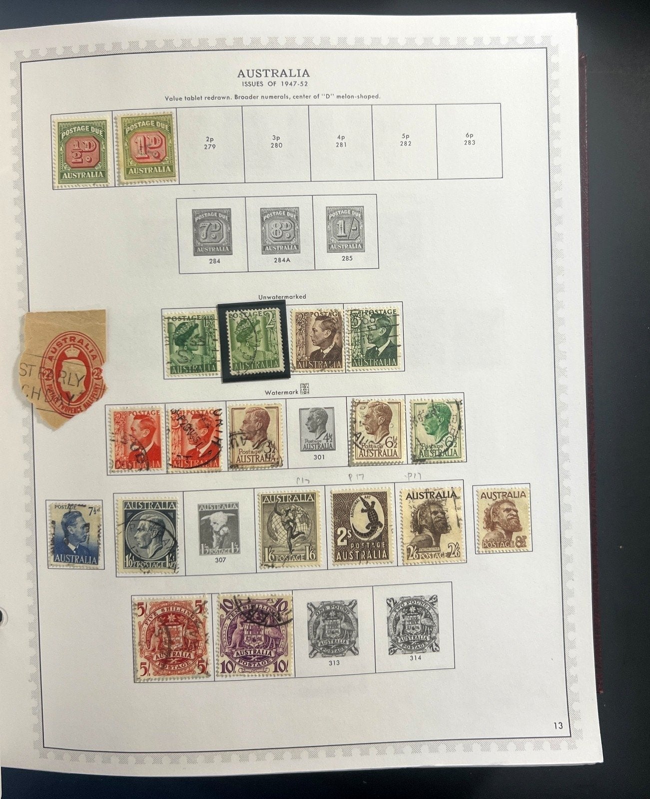 Australia & New Zealand Stamp Collection Minkus Specialty Album Used ZAYIX