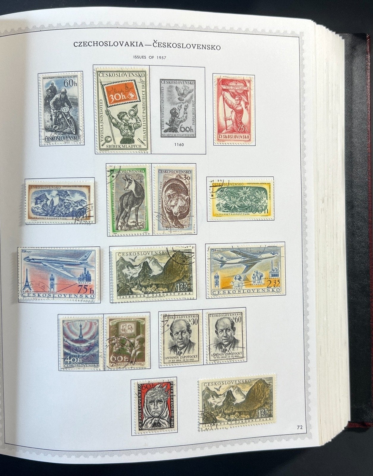 Czechoslovakia Stamp Collection Minkus Specialty Album Used ZAYIX