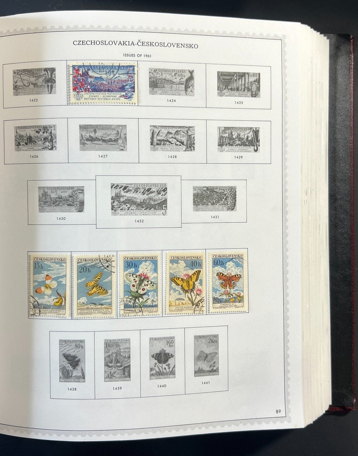 Czechoslovakia Stamp Collection Minkus Specialty Album Used ZAYIX