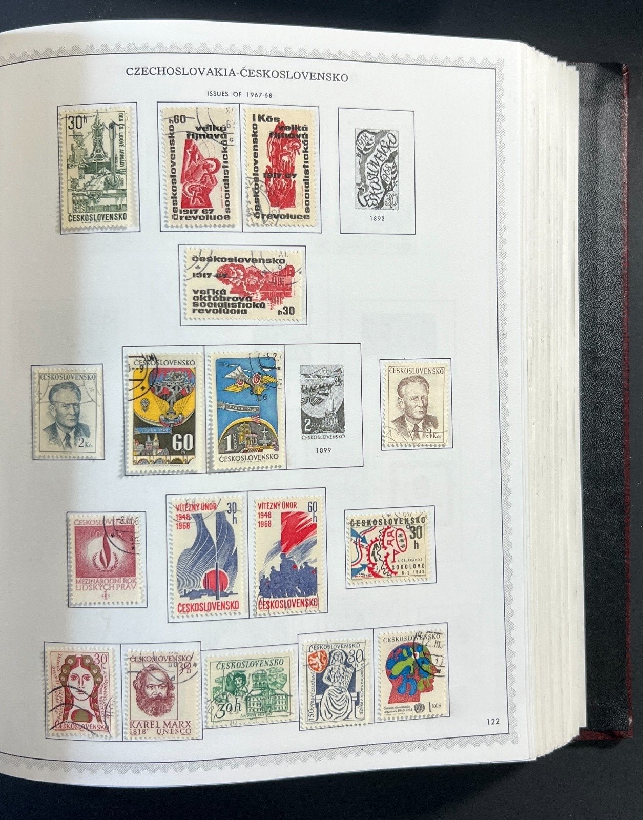 Czechoslovakia Stamp Collection Minkus Specialty Album Used ZAYIX