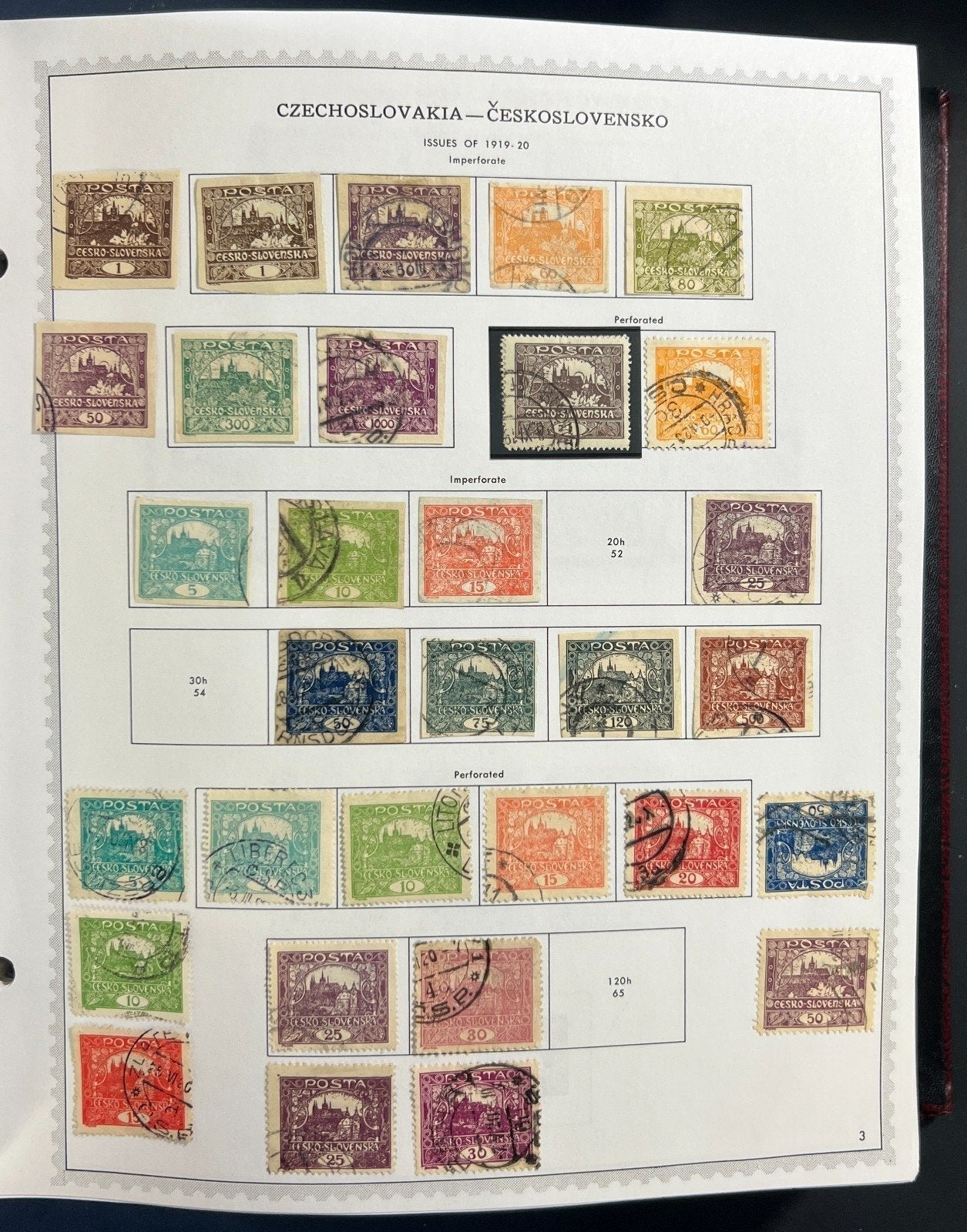 Czechoslovakia Stamp Collection Minkus Specialty Album Used ZAYIX