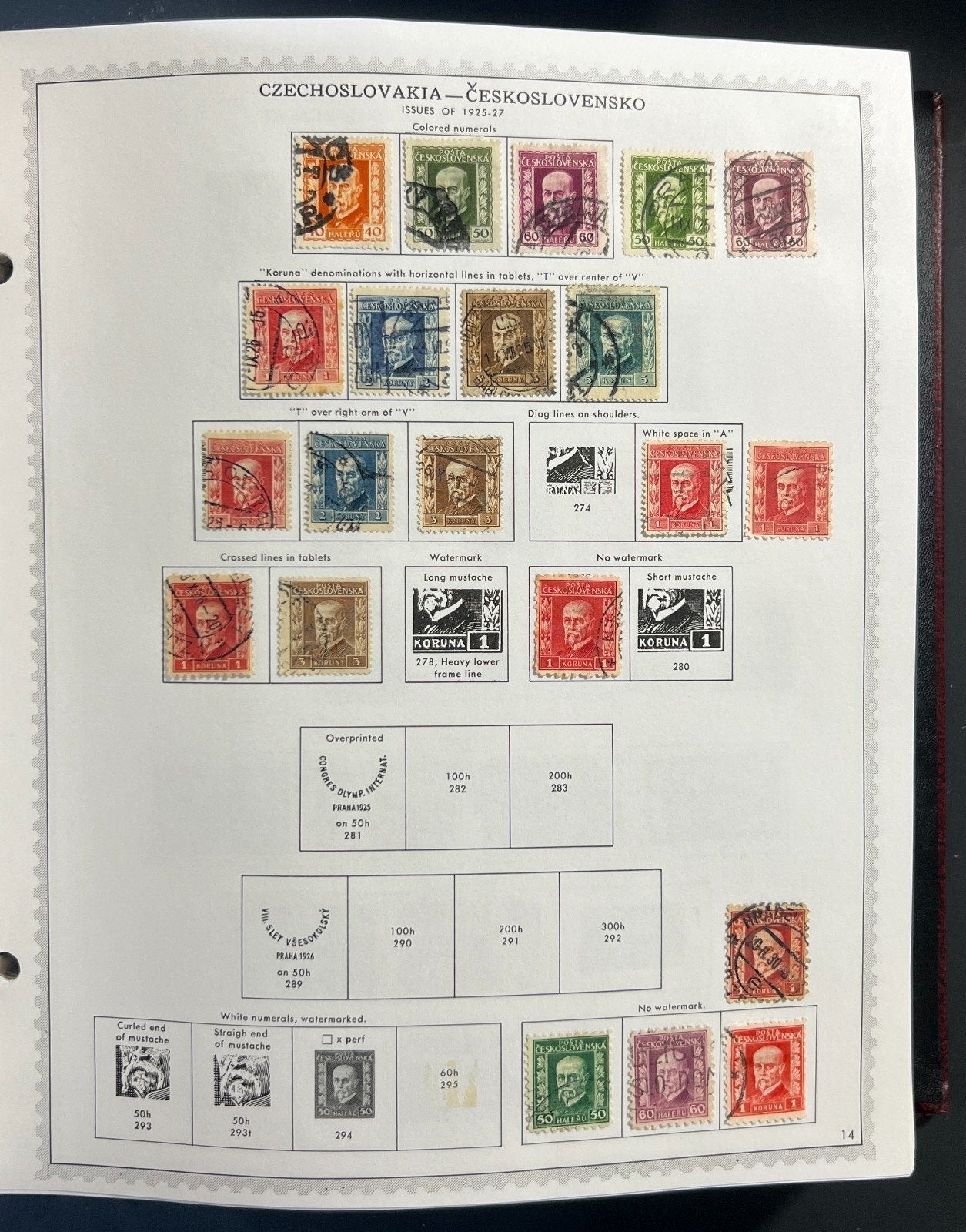 Czechoslovakia Stamp Collection Minkus Specialty Album Used ZAYIX