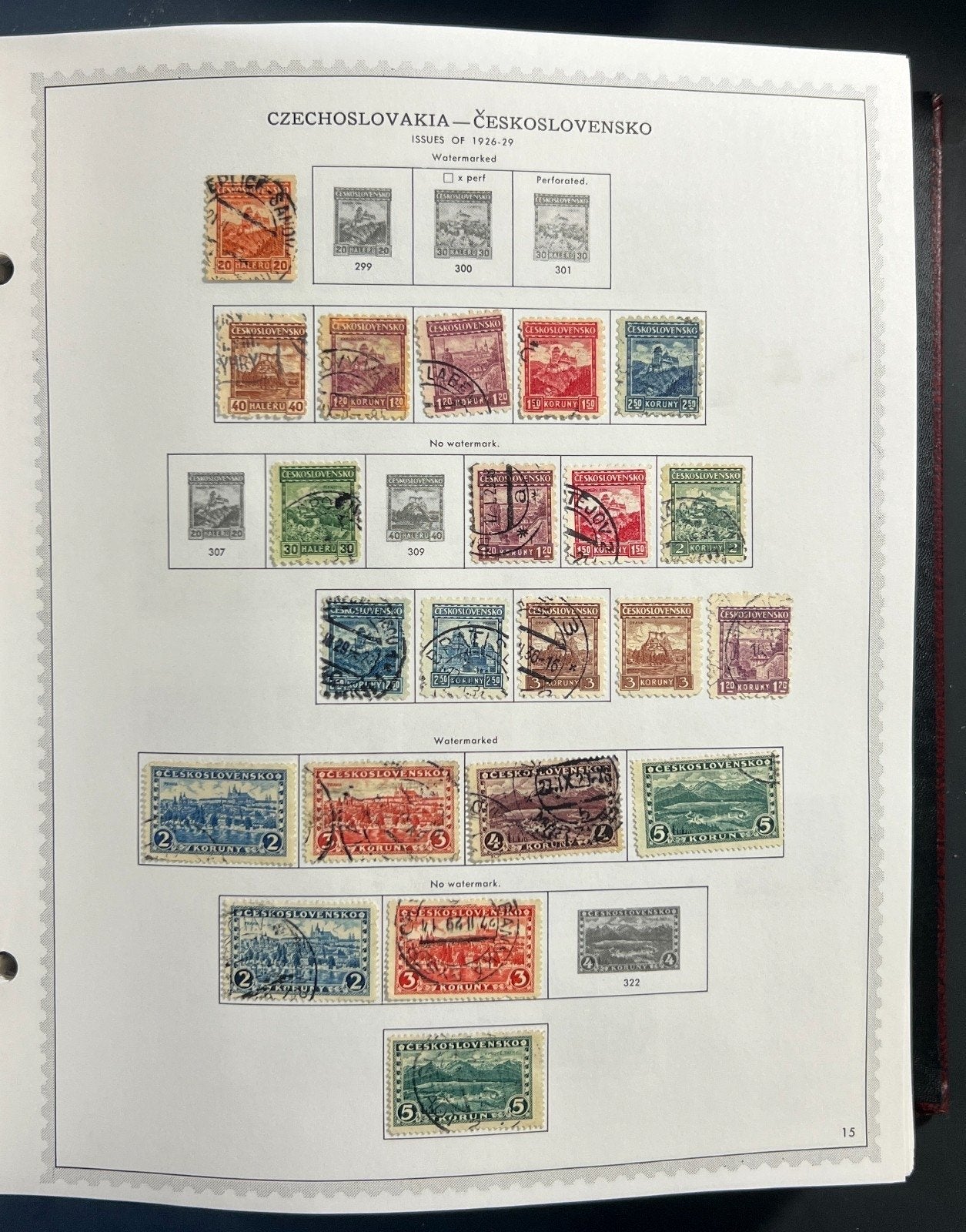 Czechoslovakia Stamp Collection Minkus Specialty Album Used ZAYIX
