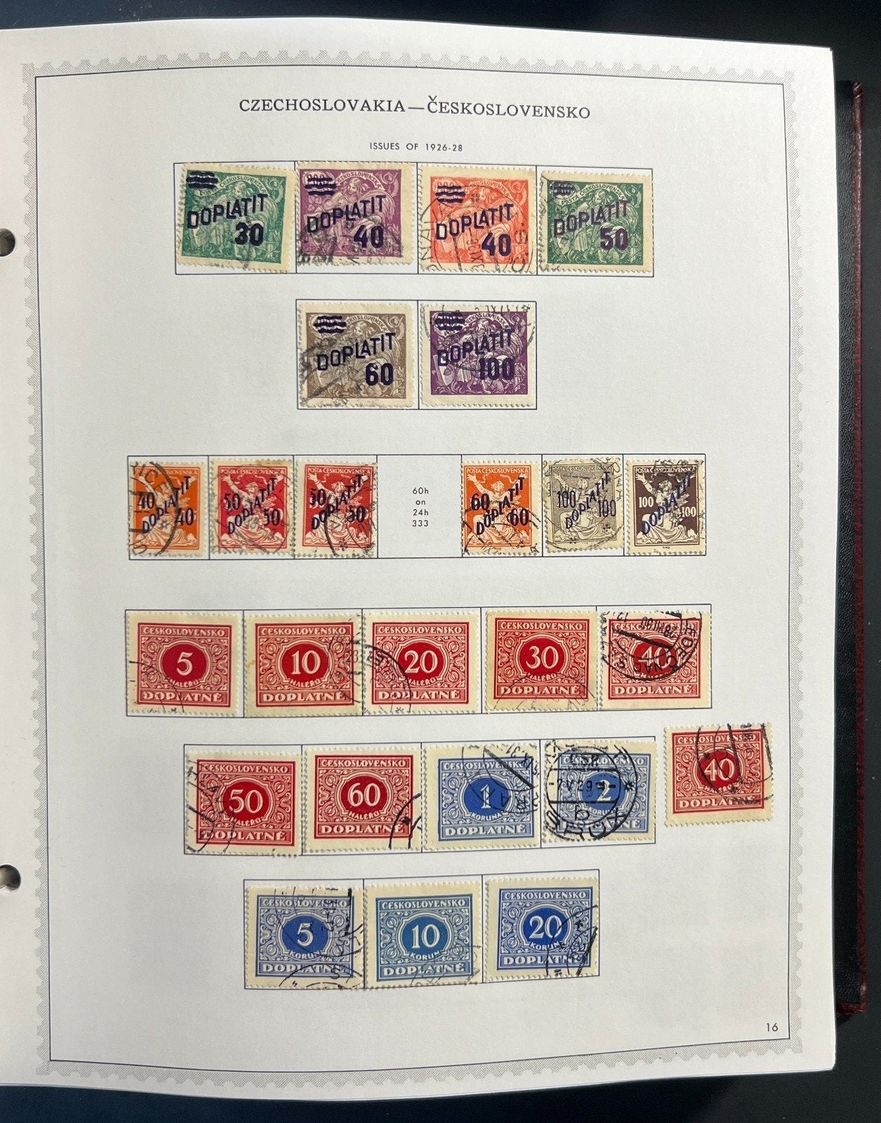Czechoslovakia Stamp Collection Minkus Specialty Album Used ZAYIX