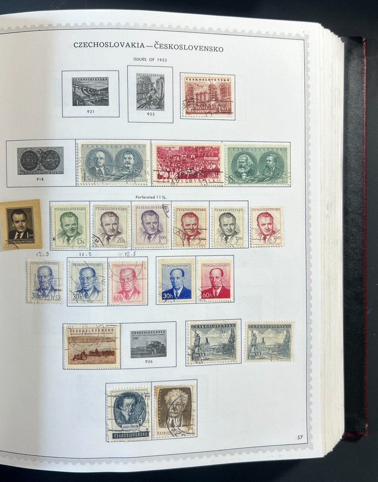 Czechoslovakia Stamp Collection Minkus Specialty Album Used ZAYIX