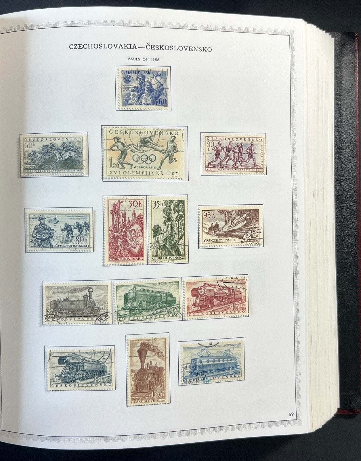 Czechoslovakia Stamp Collection Minkus Specialty Album Used ZAYIX