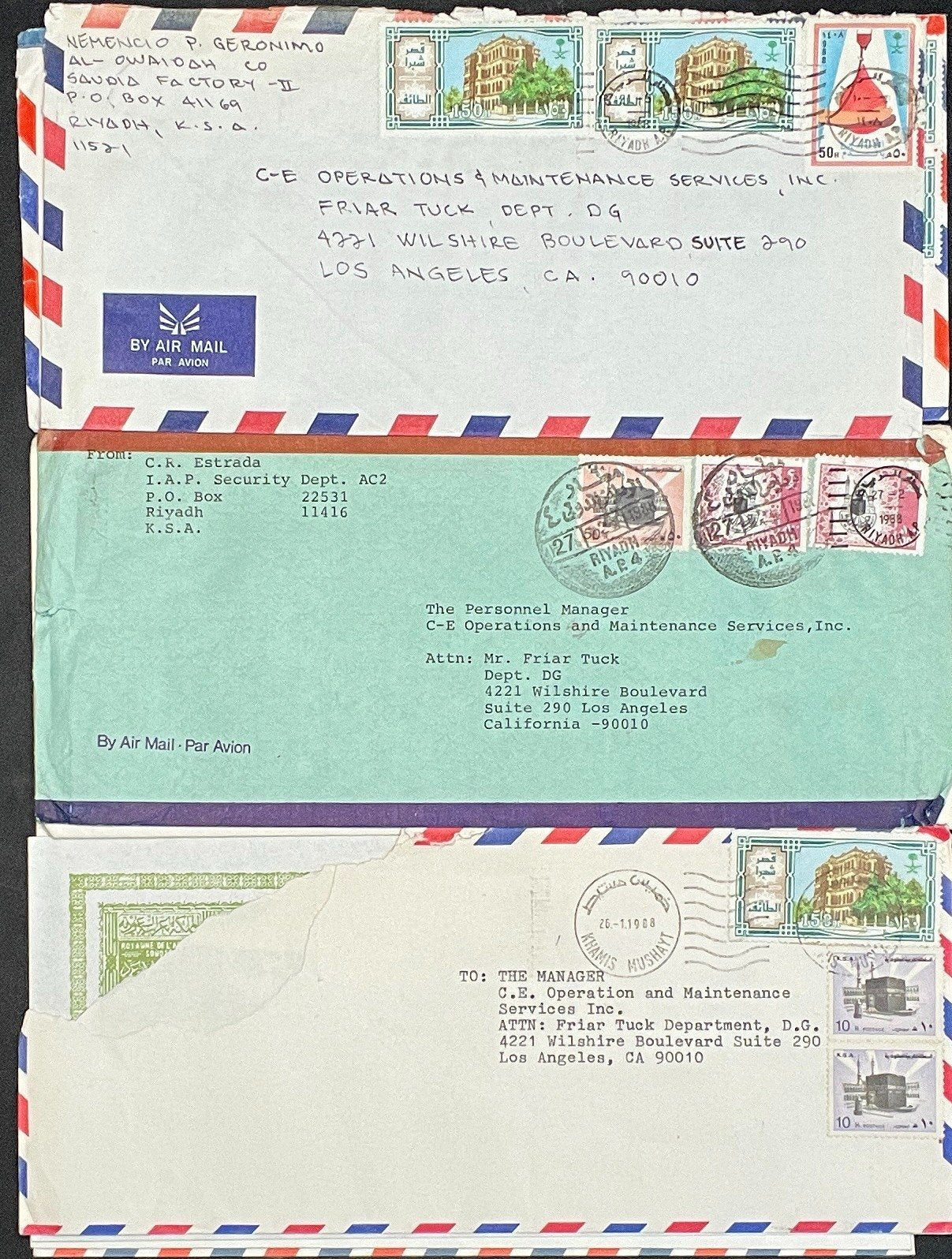 Saudi Arabia Cover Collection 69 Covers & Air Mail Commemorative FDC ZAYIX