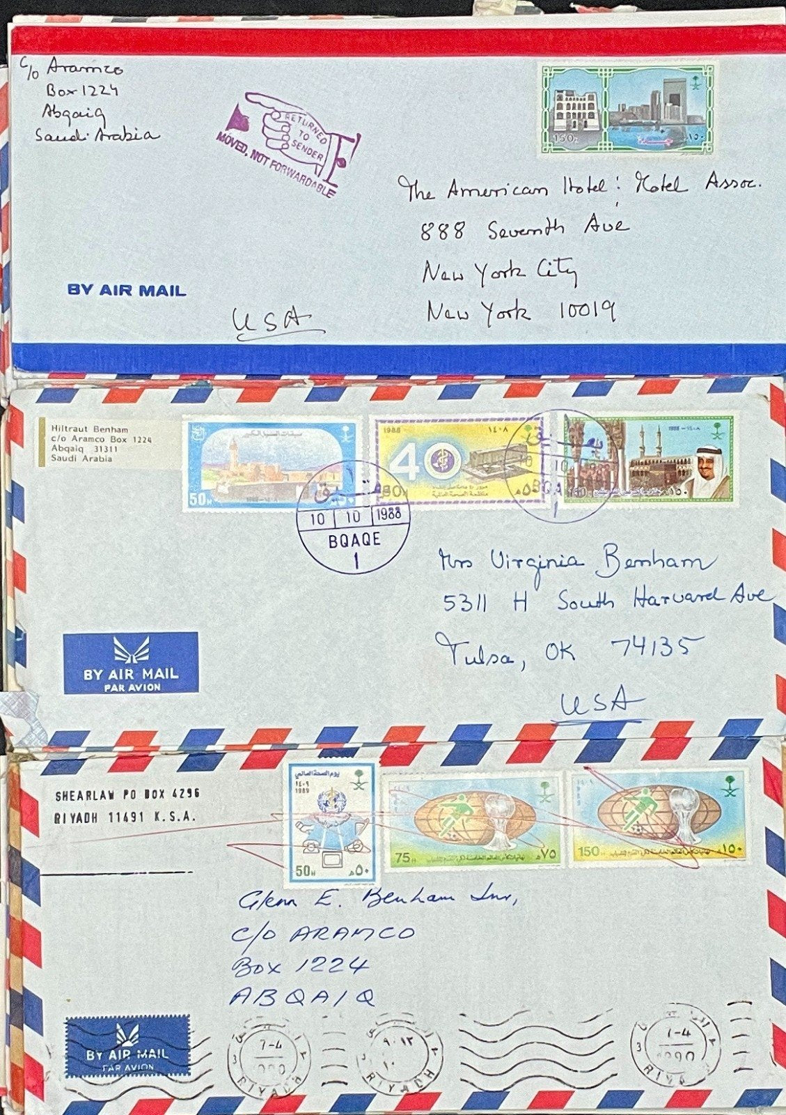 Saudi Arabia Cover Collection 69 Covers & Air Mail Commemorative FDC ZAYIX