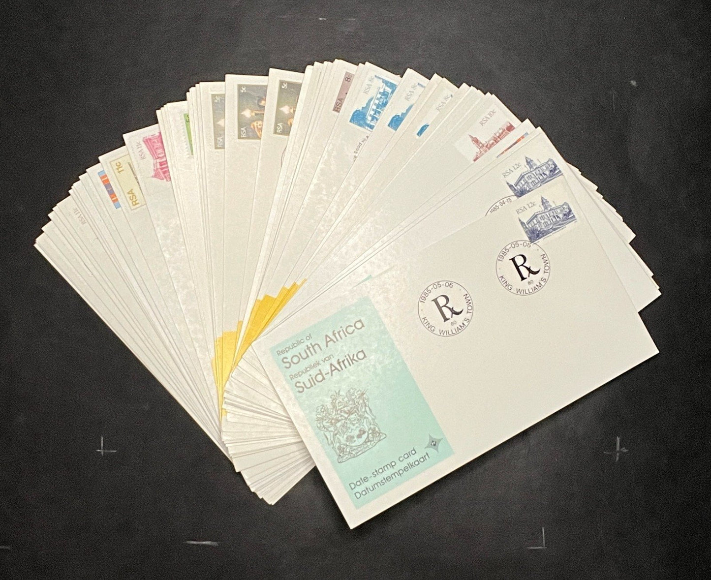 South Africa Event Covers Date Stamp Card Collection 50 Cards ZAYIX