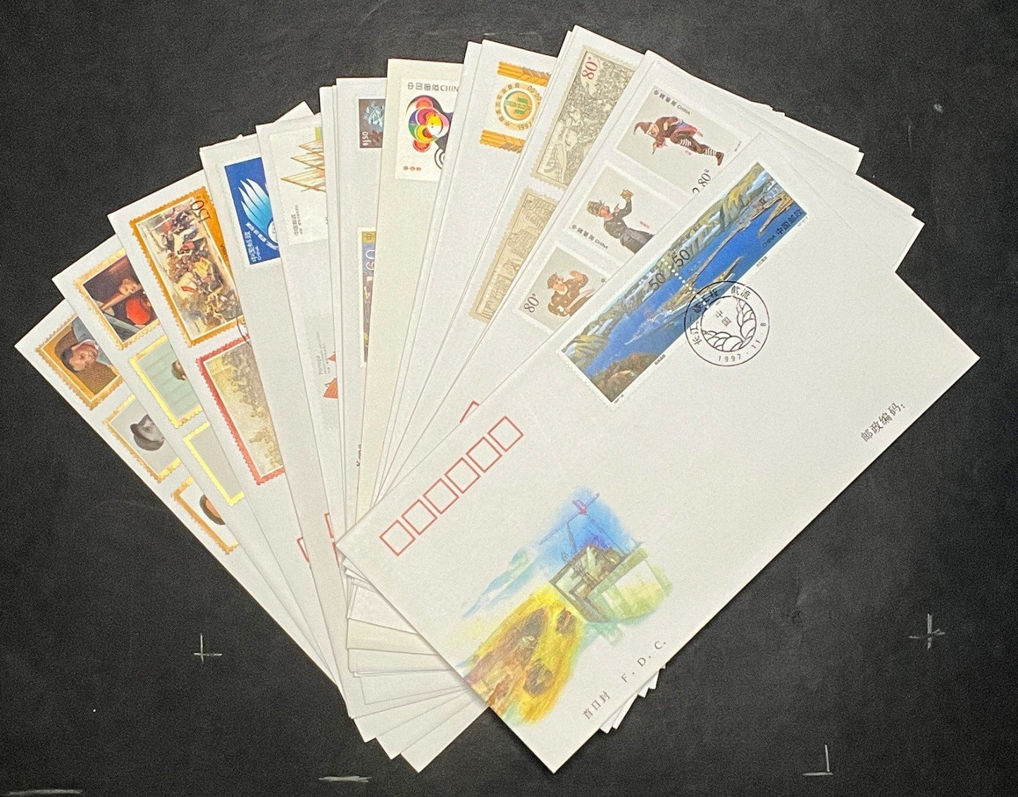 China PRC FDC Collection 20 Covers 1996-2001 ZAYIX