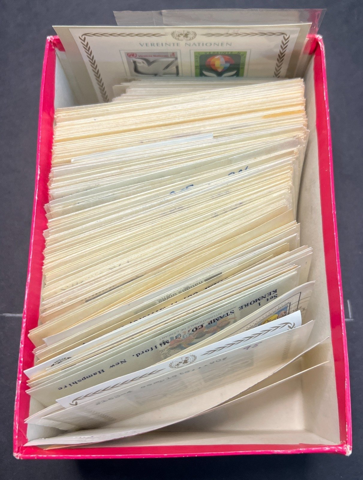 United Nations Stamp Collection in Glassines Over 200 Used ZAYIX