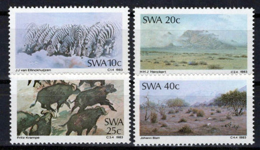 South West Africa 512-515 MNH Paintings Animals Nature Zayix Stamps 0325S0163M