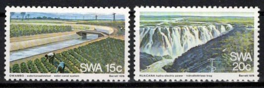South West Africa 396-397 MNH Ruacana Dam Owambo Canal Zayix Stamps 0325S0171