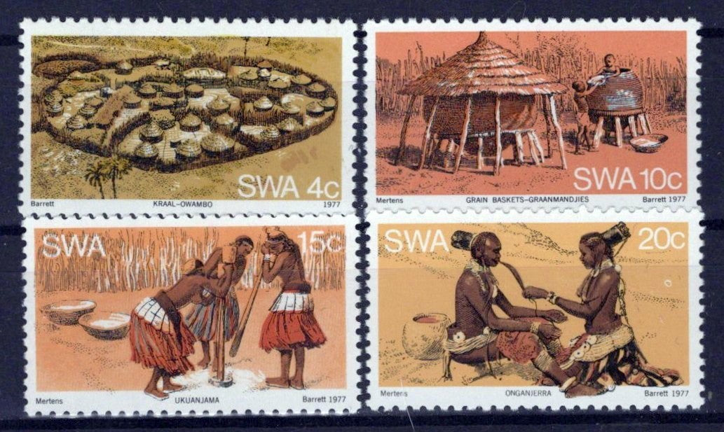 South West Africa SWA 402-405 MNH Wambo People Zayix Stamps 0325S0174