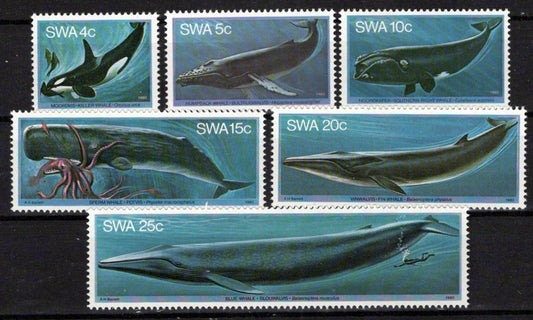 South West Africa SWA 437-442 MNH Marine Life Whales Zayix Stamps 0325S0175