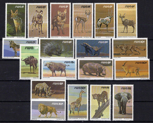 South West Africa SWA 447-463 MNH Animals Wildlife Zayix Stamps 0325S0176M