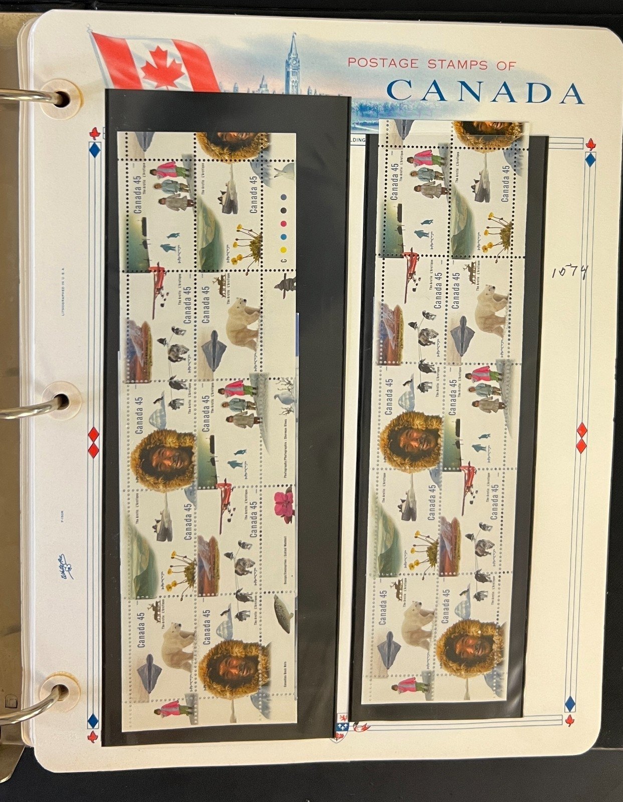 Canada Stamp Collection Album White Ace Pages Very Complete Mint MNH 1995  ZAYIX