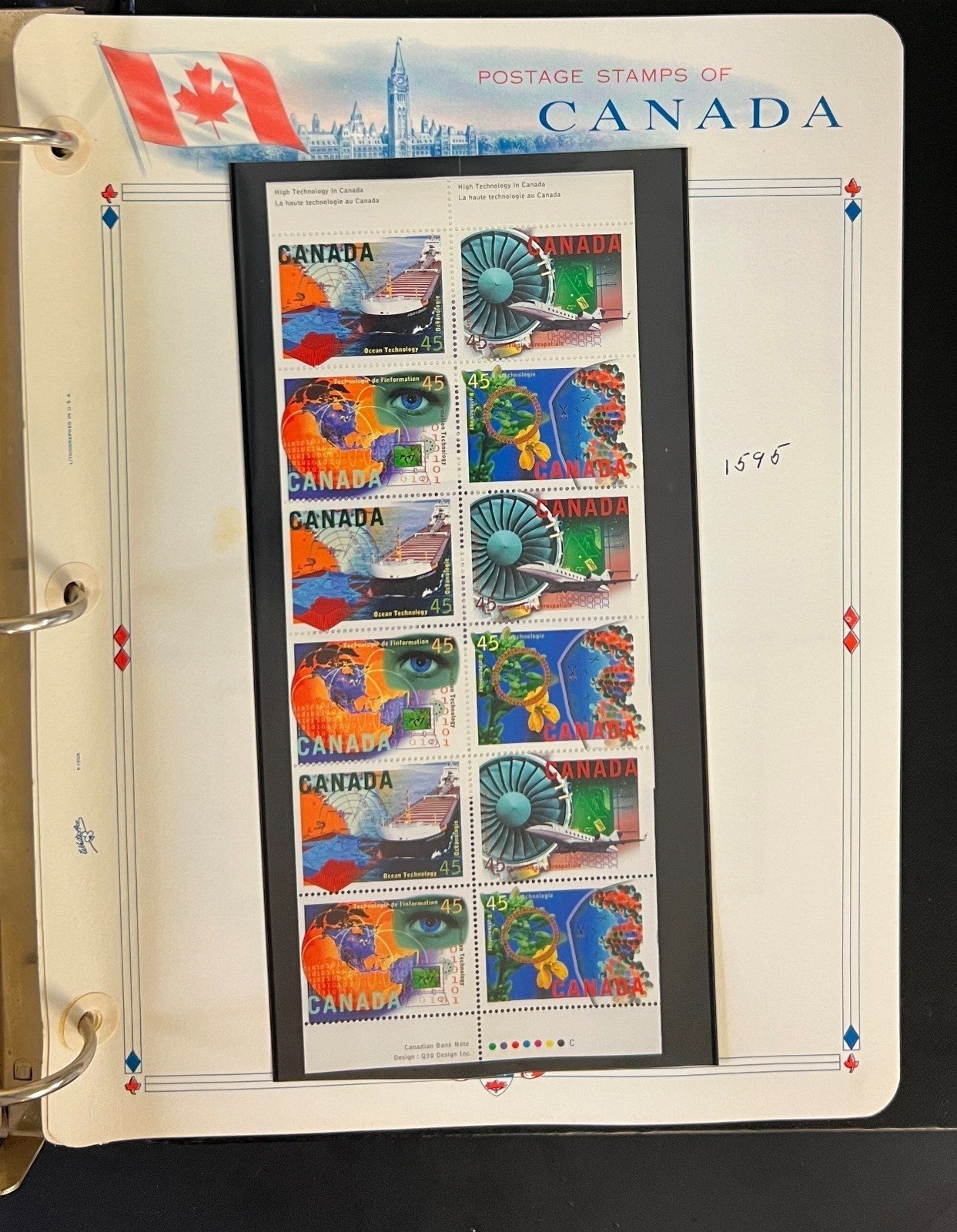 Canada Stamp Collection Album White Ace Pages Very Complete Mint MNH 1995  ZAYIX