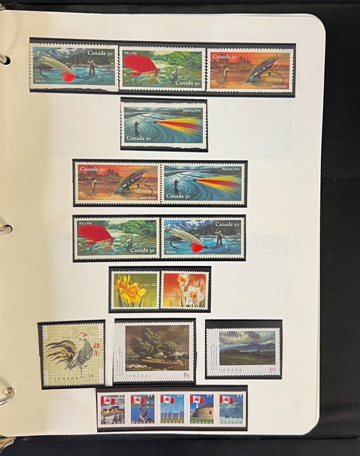 Canada Stamp Collection Album White Ace Pages Mint MNH 2005-2007 ZAYIX