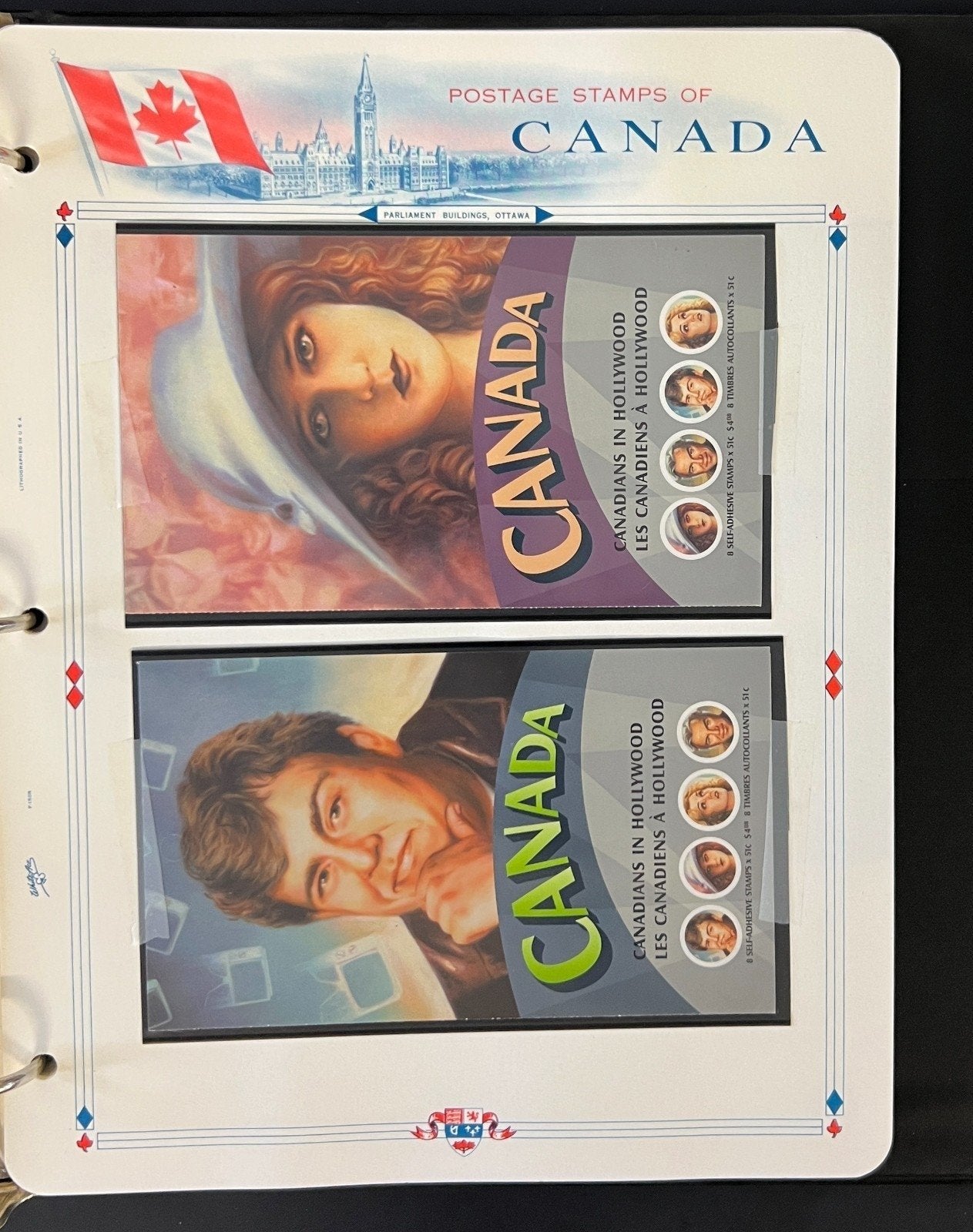 Canada Stamp Collection Album White Ace Pages Mint MNH 2005-2007 ZAYIX
