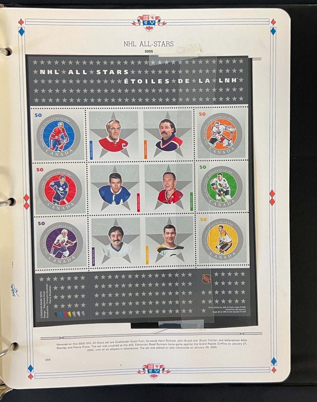 Canada Stamp Collection Album White Ace Pages Mint MNH 2005-2007 ZAYIX