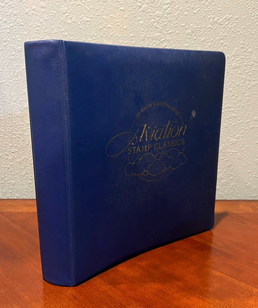 Aviation Stamp Classics Collection Album 23 Karat Gold Proofs MNH ZAYIX