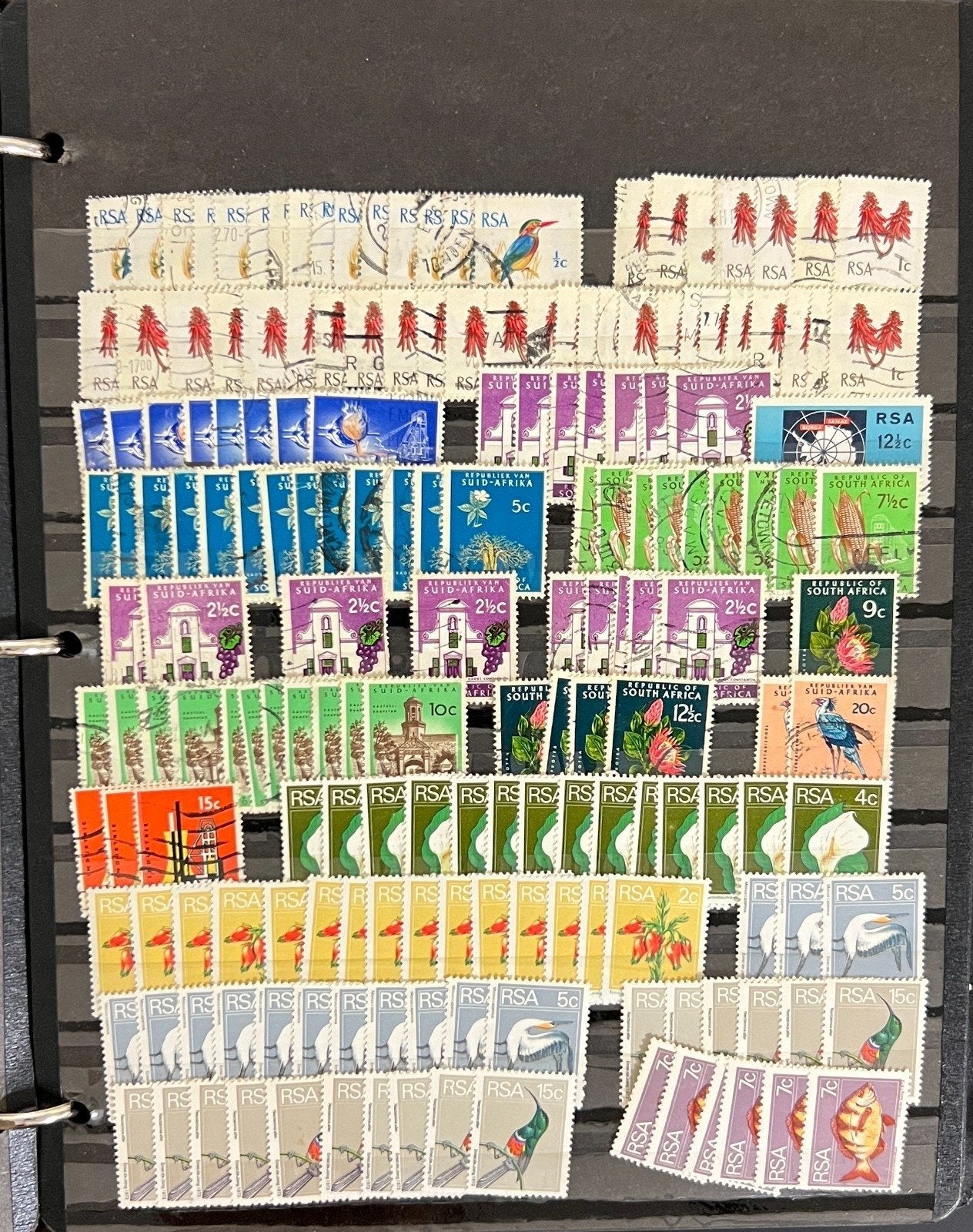 Republic of South Africa Stamp Collection Stock Book Mint & Used 20 Pages ZAYIX