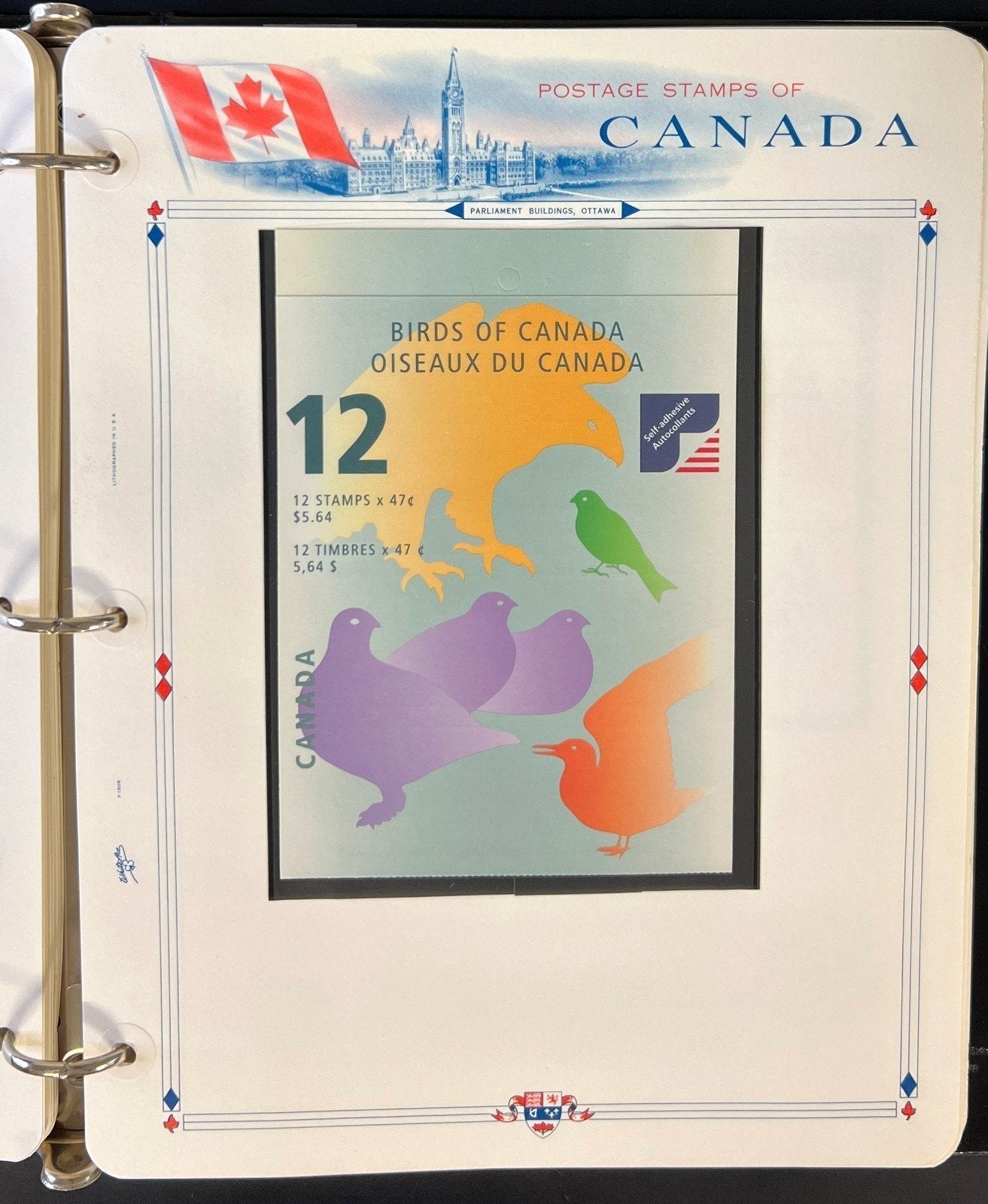 Canada Stamp Collection Album Mint White Ace Pages MNH 1999-2000 ZAYIX