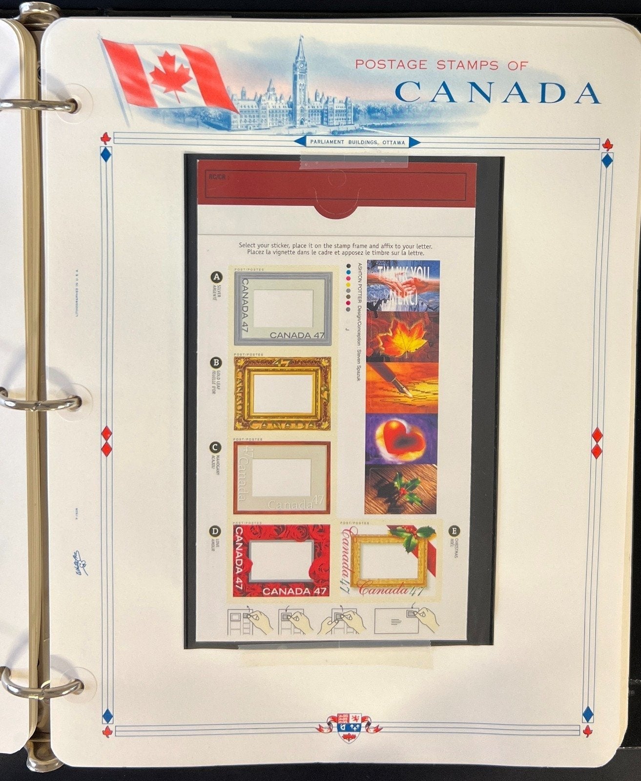 Canada Stamp Collection Album Mint White Ace Pages MNH 1999-2000 ZAYIX