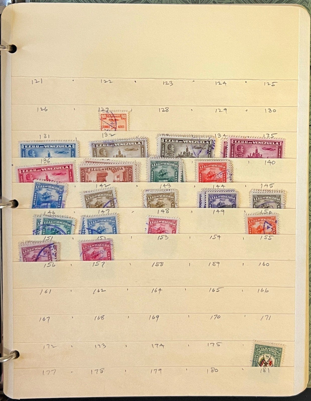 Venezuela Stamp Collection Stock Book Mint & Used Hundreds of Stamps ZAYIX