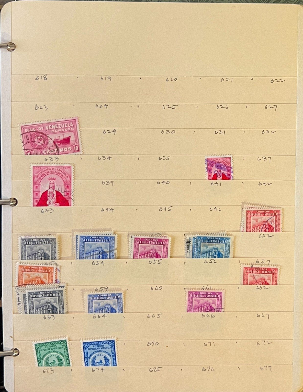 Venezuela Stamp Collection Stock Book Mint & Used Hundreds of Stamps ZAYIX