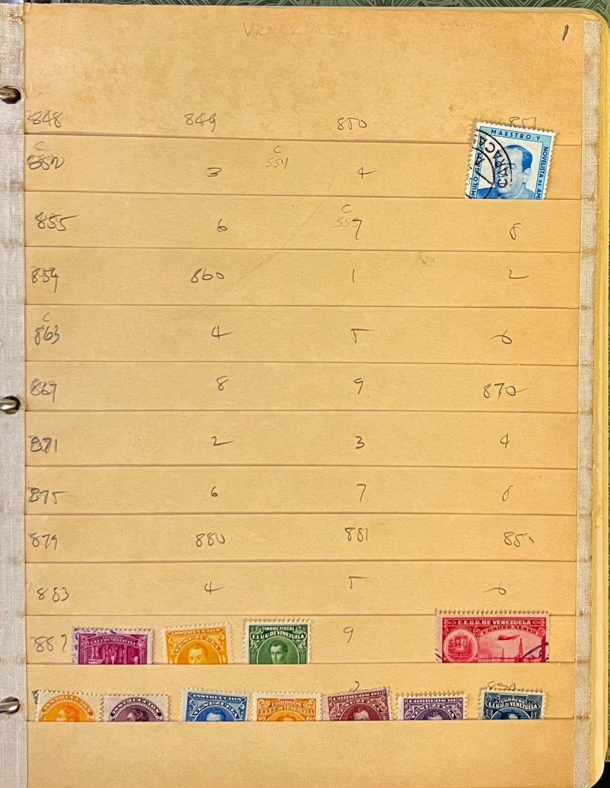 Venezuela Stamp Collection Stock Book Mint & Used Hundreds of Stamps ZAYIX