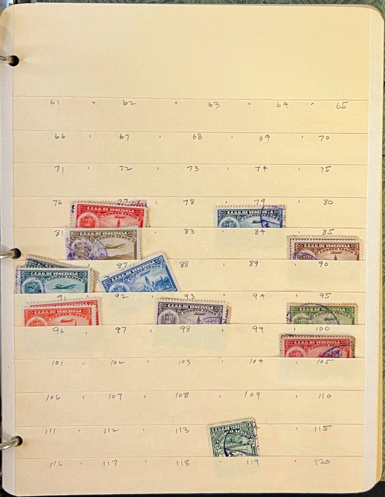 Venezuela Stamp Collection Stock Book Mint & Used Hundreds of Stamps ZAYIX