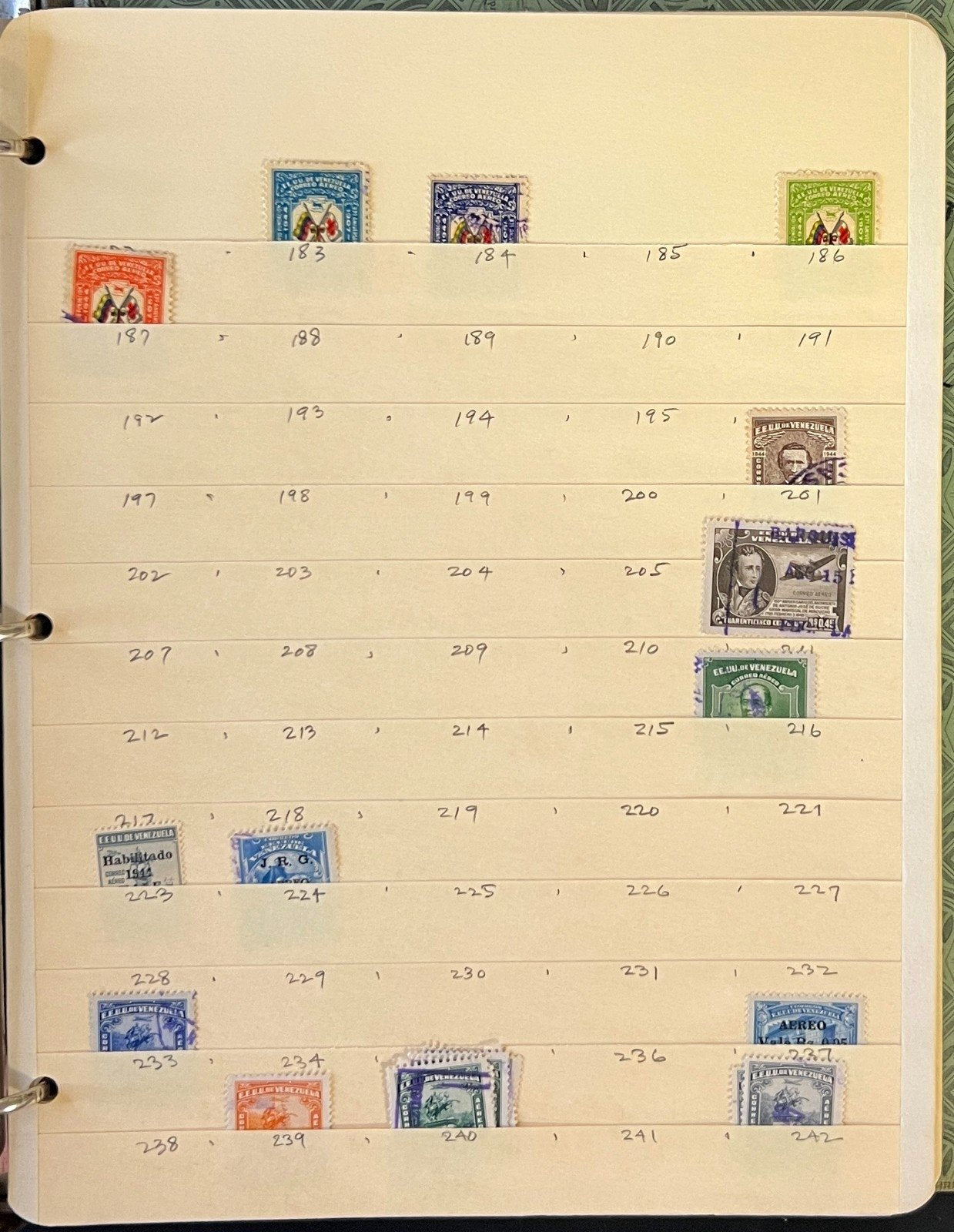 Venezuela Stamp Collection Stock Book Mint & Used Hundreds of Stamps ZAYIX