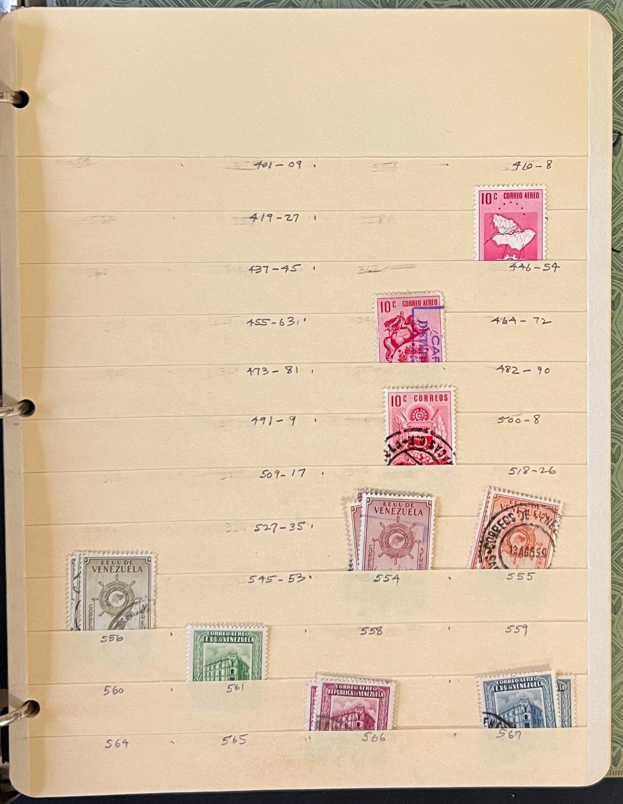 Venezuela Stamp Collection Stock Book Mint & Used Hundreds of Stamps ZAYIX