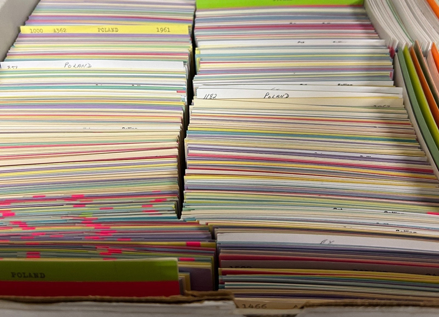 Europe Stamp Collection Dealer Cards Mint & Used Thousands of Stamps ZAYIX
