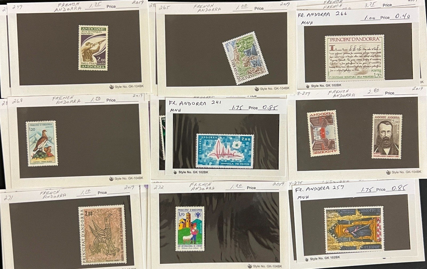 Europe Stamp Collection Dealer Cards Mint & Used Thousands of Stamps ZAYIX